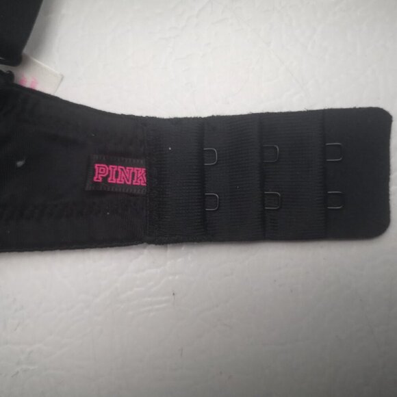 Pink Victoria's Secret Black Size 32DD Lightly Lined Underwire T-shirt Bra - Picture 3 of 7